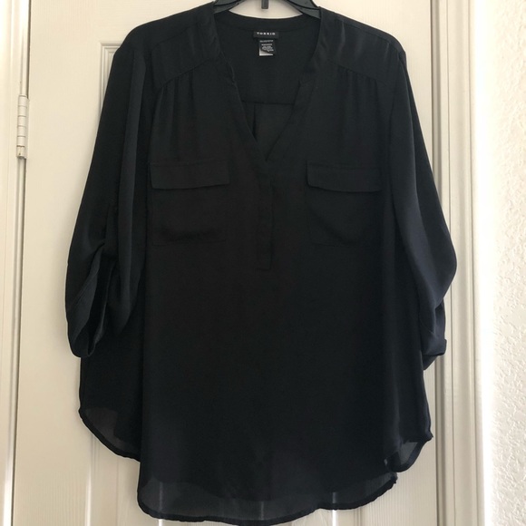 torrid Tops - Torrid black blouse